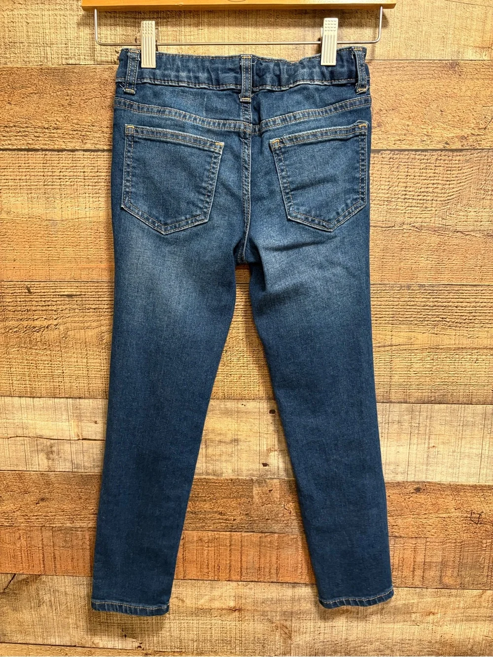 Wonder Nation Girls Skinny Jeans Size 7 Adjustable Waist Denim K021